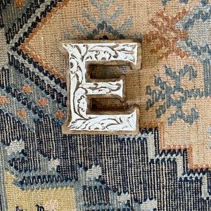 Wooden Letter “E”